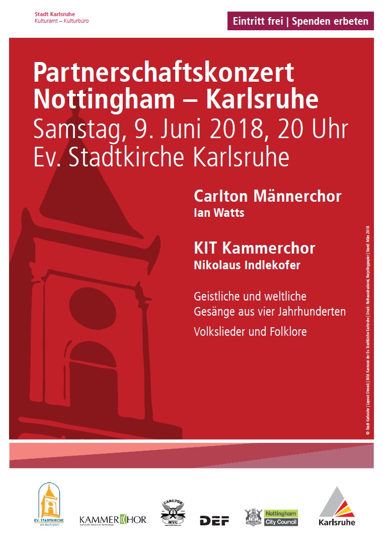 Plakat Nottingham Karlsruhe